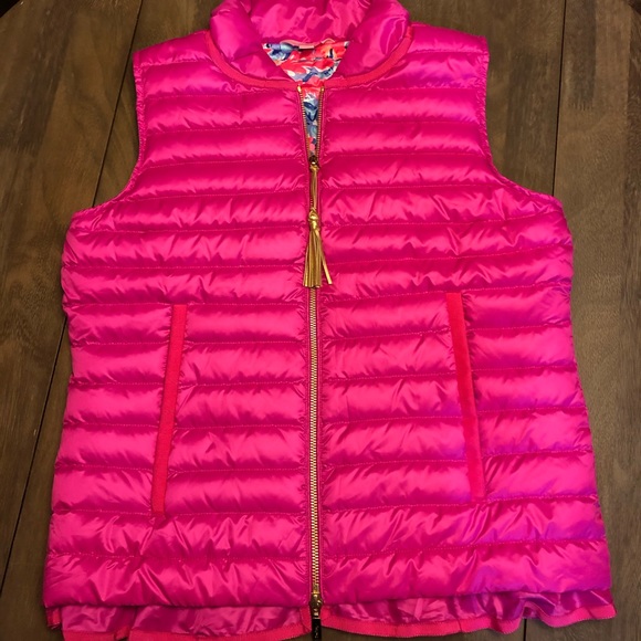 Lilly Pulitzer Jackets & Blazers - Lilly Pulitzer pink vest size small